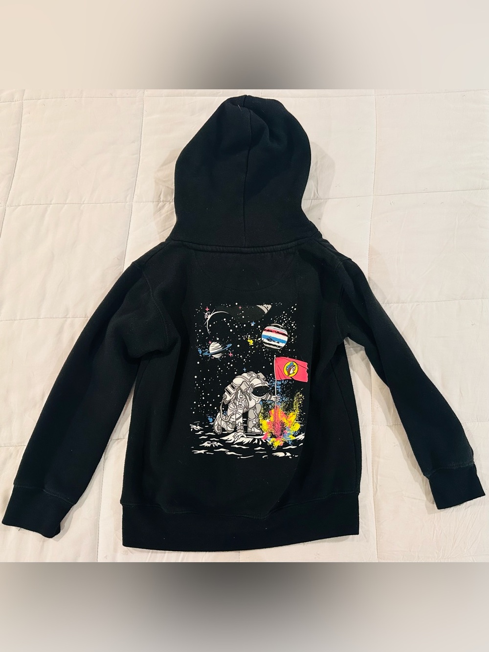 Buc-ee’s Black Space Astronaut Hoodie- Youth S